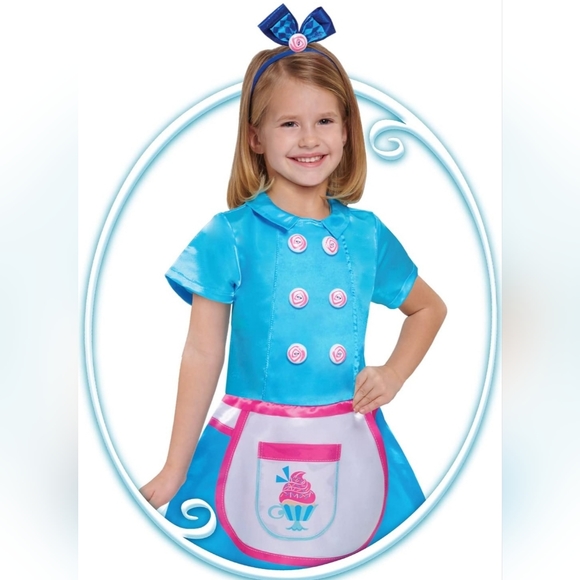 Brand New in Box Alice in Wonderland Bakery size 4-6X 3 Piece Dress Up Set - Picture 3 of 3